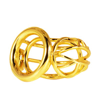 Cage de Chasteté Métal Gold