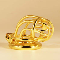 Cage de Chasteté Métal Gold