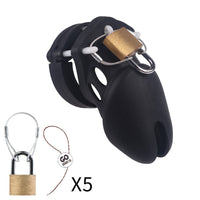 Cage de Chasteté Silicone 35 à 50mm