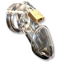 Cage de Chasteté Plastique CB-6000 Transparent - 37 mm