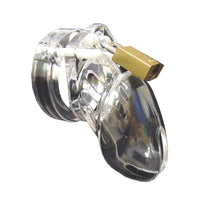 Cage de Chasteté Plastique CB-6000S Transparent - 37 mm