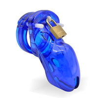 cage de chasteté or bleu