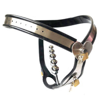 ceinture de chasteté femme métal plug vaginal