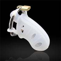 cage de chasteté souple transparent