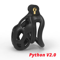 Cage de Chasteté Plastique Python 5 à 10 cm