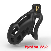 Cage de Chasteté Plastique Python 5 à 10 cm