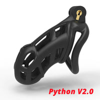 Cage de Chasteté Plastique Python 5 à 10 cm