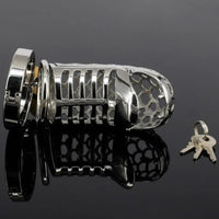 cage de chastete serpent acier inoxydable