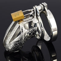 cage chastete peau de serpent