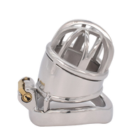 Cage de Chasteté Métal pour pénis de 4 à 5,5 cm