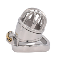 Cage de Chasteté Métal pour pénis de 4 à 5,5 cm