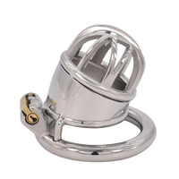 Cage de Chasteté Métal pour pénis de 4 à 5,5 cm