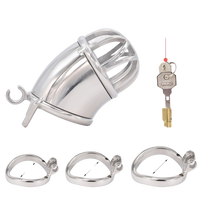 Cage de Chasteté Métal pour pénis de 4 à 5,5 cm