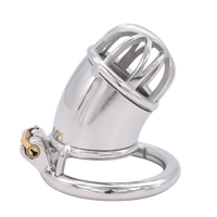 Cage de Chasteté Métal pour pénis de 4 à 5,5 cm