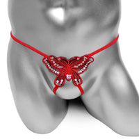 Lingerie Sissy Papillon Rouge