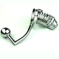 cage de chasteté avec plug anal