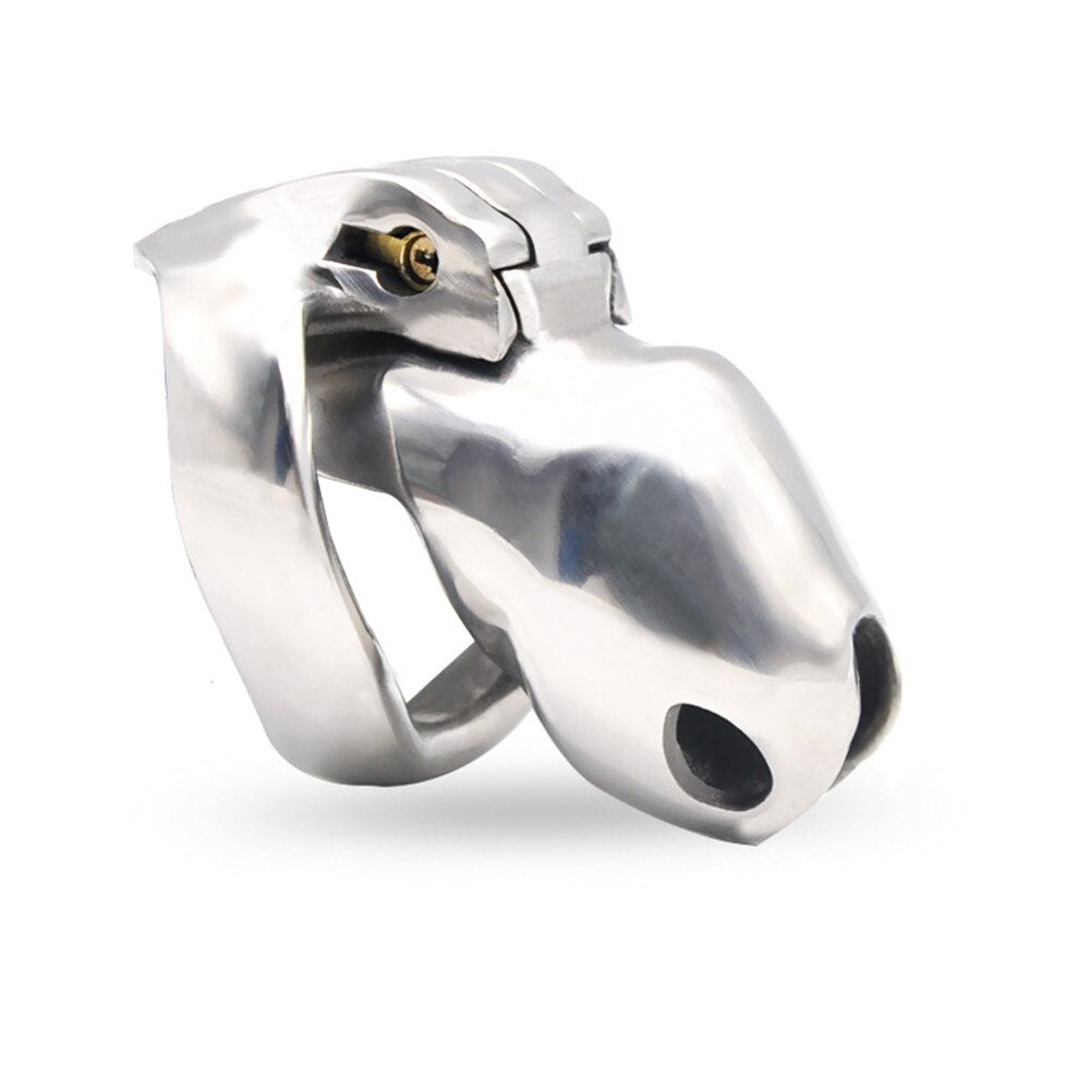 Cage de Chasteté Métal  V4 (Anneau jusqu'à 60mm)