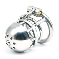 Cage de Chasteté Métal pour pénis de 6,5 à 7,5 cm