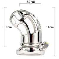 Cage de Chasteté Métal pour pénis de 11 à 12 cm
