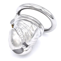 Cage de Chasteté Métal pour pénis de 3,5 à 4 cm
