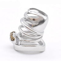 Cage de Chasteté Métal Rhino pour pénis de 4,5 à 5,5 cm