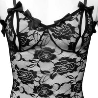 Set Lingerie Pour Sissy Roses épineuses