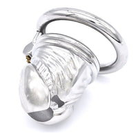 Cage de Chasteté Métal pour pénis de 3,5 à 4 cm