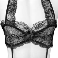 Set Lingerie Pour Sissy Black and White