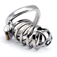 cage de chastete metal 6 cm acier inoxydable
