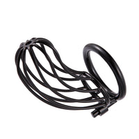cage de chasteté métal noir