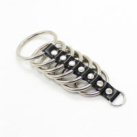 Cage de Chasteté Cuir Anneaux des Enfers