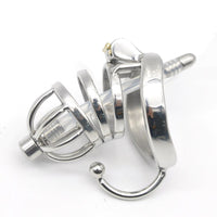 Cage de Chasteté Métal pour pénis de 4 à 6 cm