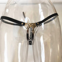 ceinture de chasteté discrète femme cuir