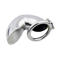cage de chastete metal tube ferme anneau