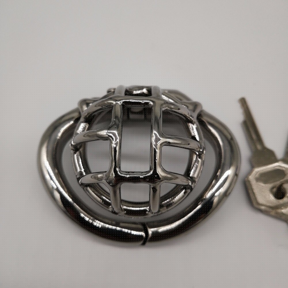 Cage de Chasteté Métal  pour pénis de 2 à 3 cm