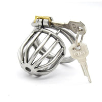 mini cage de chastete metal acier inoxydable