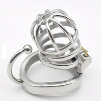 Cage de Chasteté Métal pour pénis de 4 à 6 cm