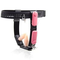 Ceinture de Chasteté Femme Double Pénétration