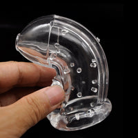 Cage de Chasteté Plastique Abstinence incurvée "5 à 6 cm"