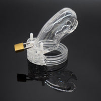 cage de chastete plastique homme transparent