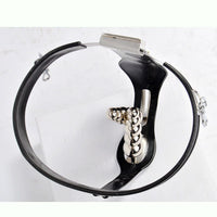 ceinture de chasteté médiévale femme silicone et acier inoxydable