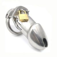 cage de chastete longue en metal acier inoxydable