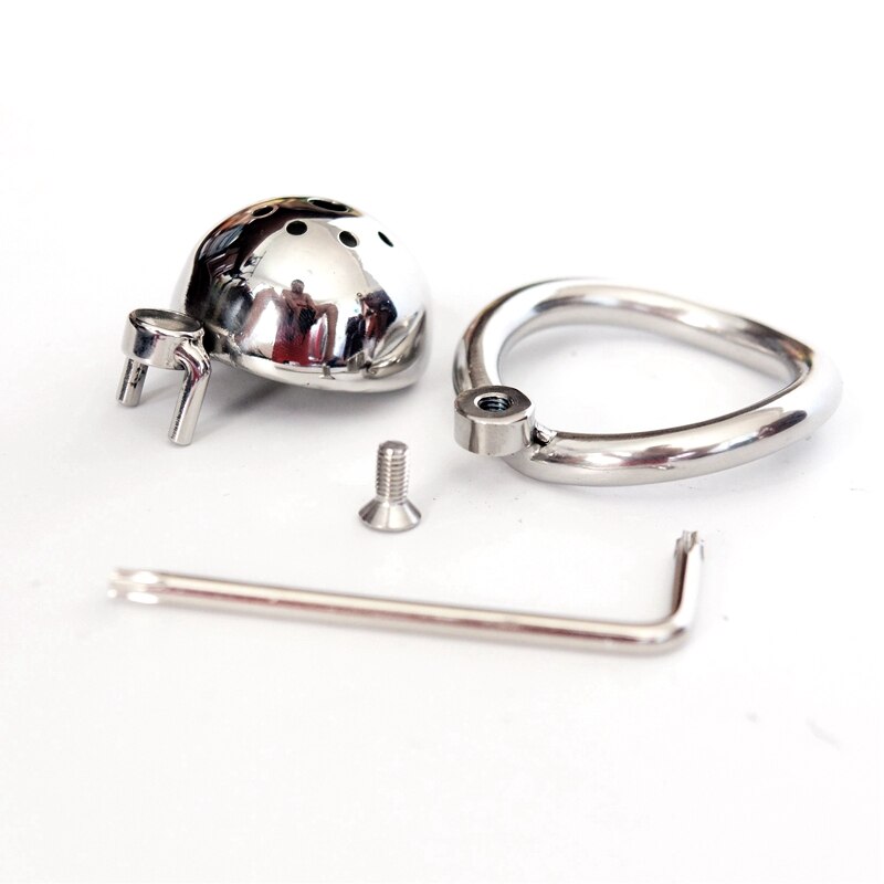 Cage de chastete metal courte sans cadenas