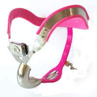 ceinture de chasteté homme moderne rose