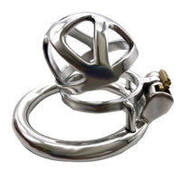 micro cage de chasteté métal acier inoxydable
