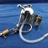 Cage de Chasteté Métal Pénis de 5,5 à 6,5 cm