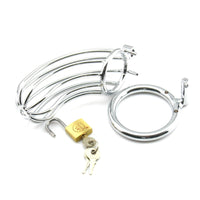 cage de chastete metal grande taille cadenas