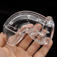 Cage de Chasteté Plastique Abstinence incurvée "5 à 6 cm"