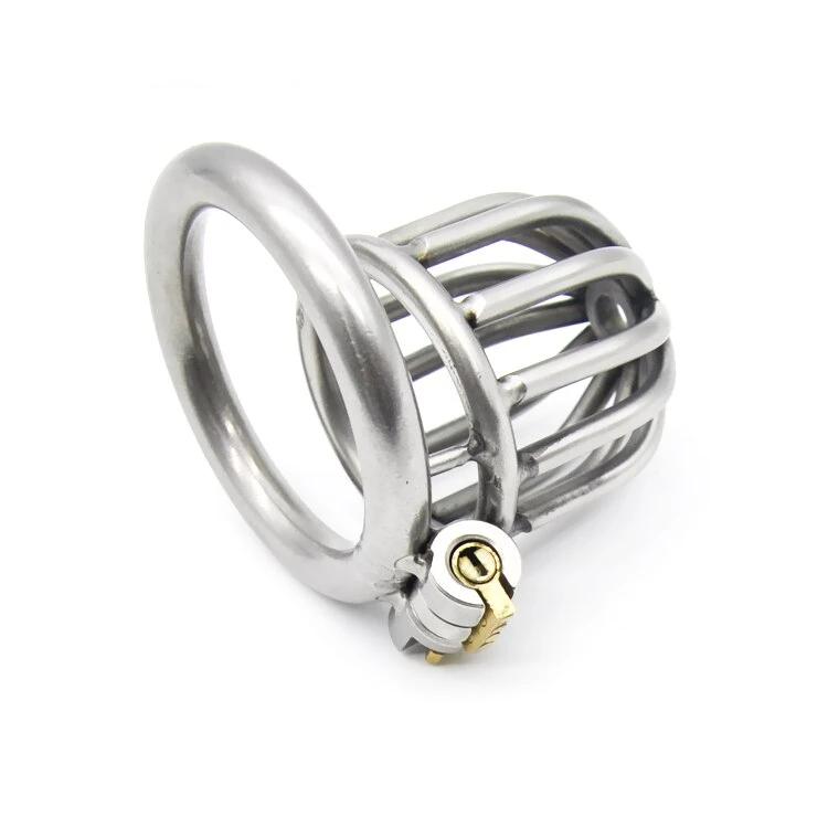 mini cage de chastete metal anneau