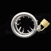 Cage de Chasteté Métal Cockring
